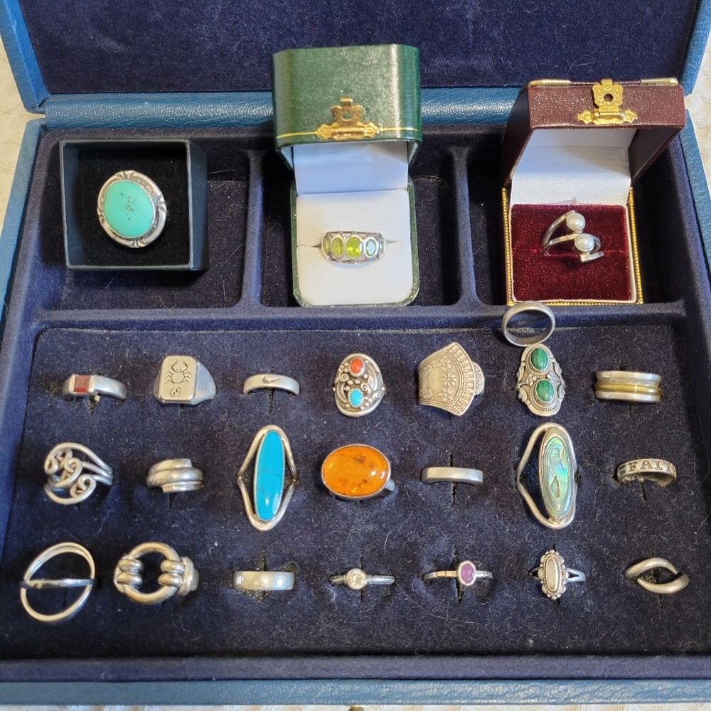 SOLD......Rings rings rings..Sterling Silver Rings